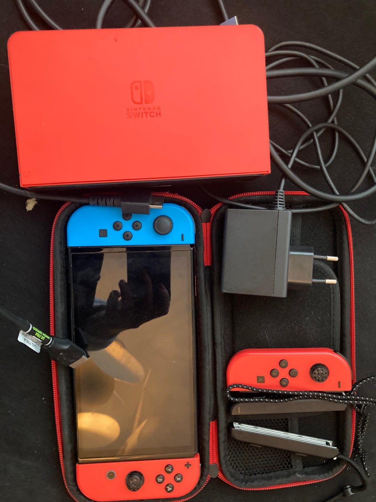 Nitendo switch, Ophalen of Verzenden, Niet werkend, Met 2 controllers, Switch Original