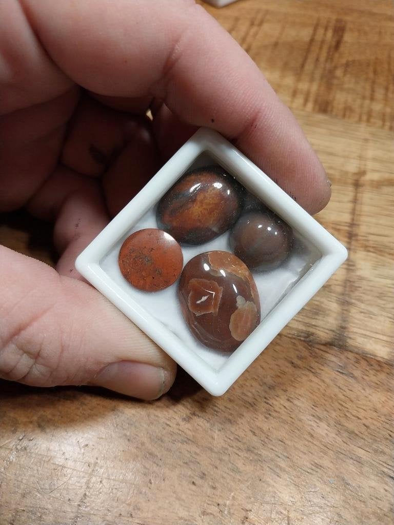 Lot jaspis cabochons, Sieraden, Tassen en Uiterlijk, Ophalen of Verzenden