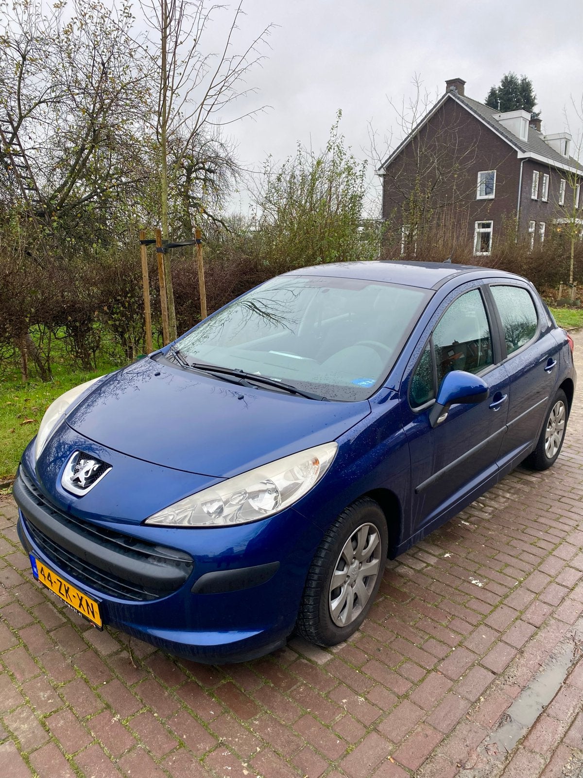 Peugeot 207 1.4 VTI 16V 5DRS 2008 Blauw, Auto's, Voorwielaandrijving, Origineel Nederlands, Handgeschakeld, 16 km/l