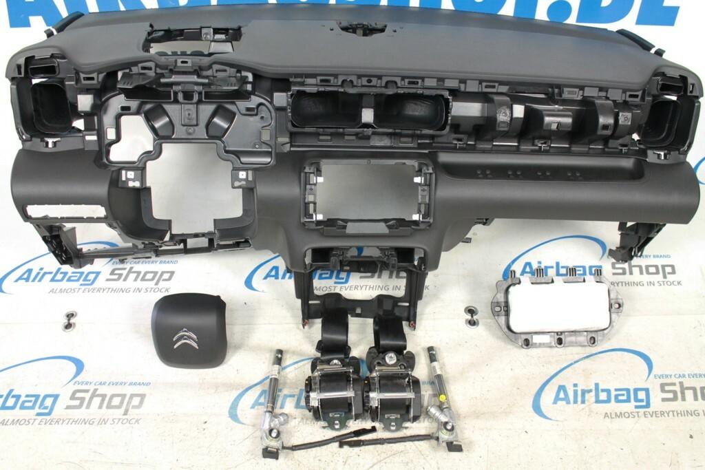 Airbag set Dashboard zwart Citroen C3 Aircross (2017-heden)