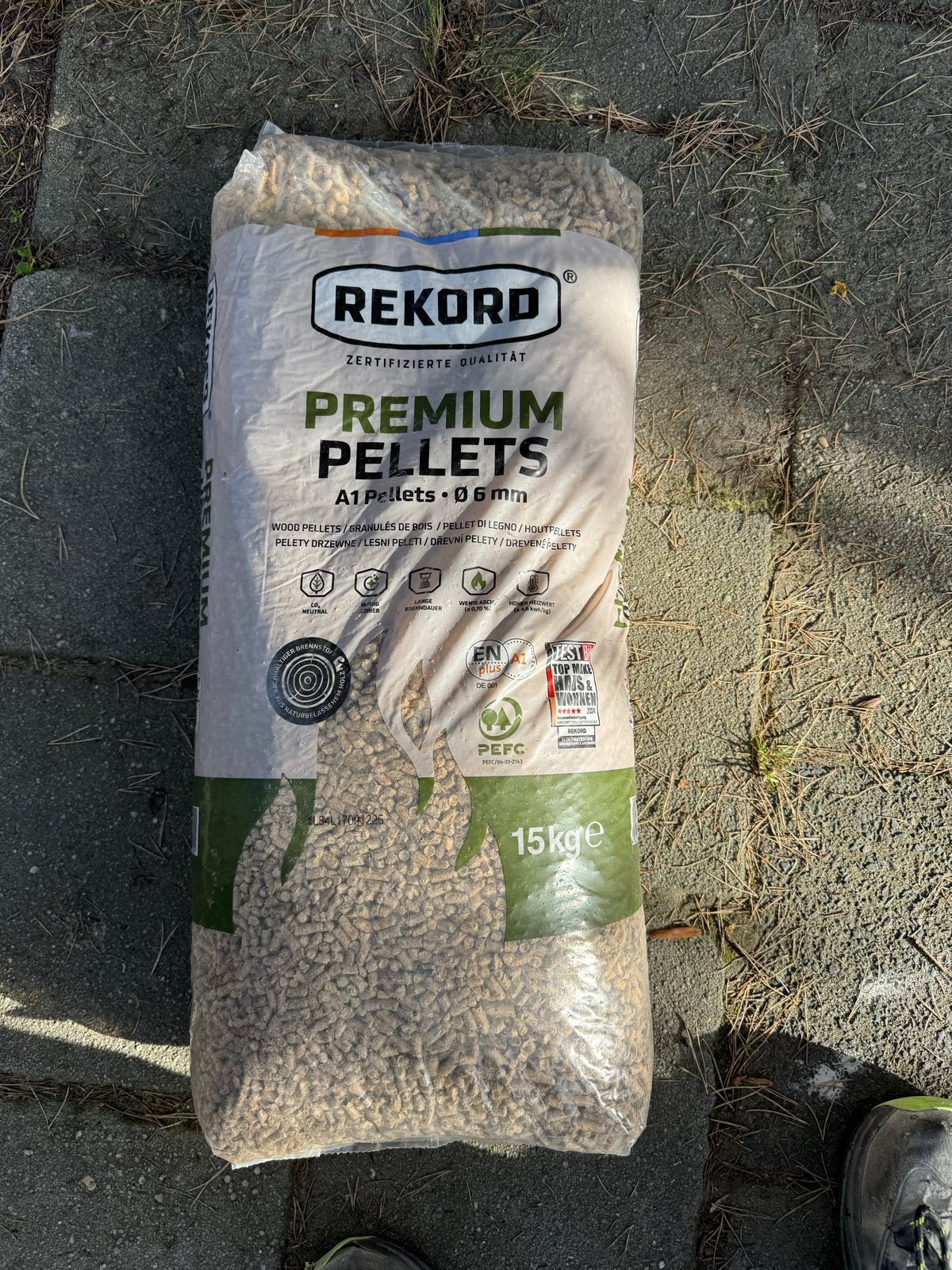 Pellets 6 zakken, Ophalen, Nieuw, Vrijstaande haard, Overige soorten