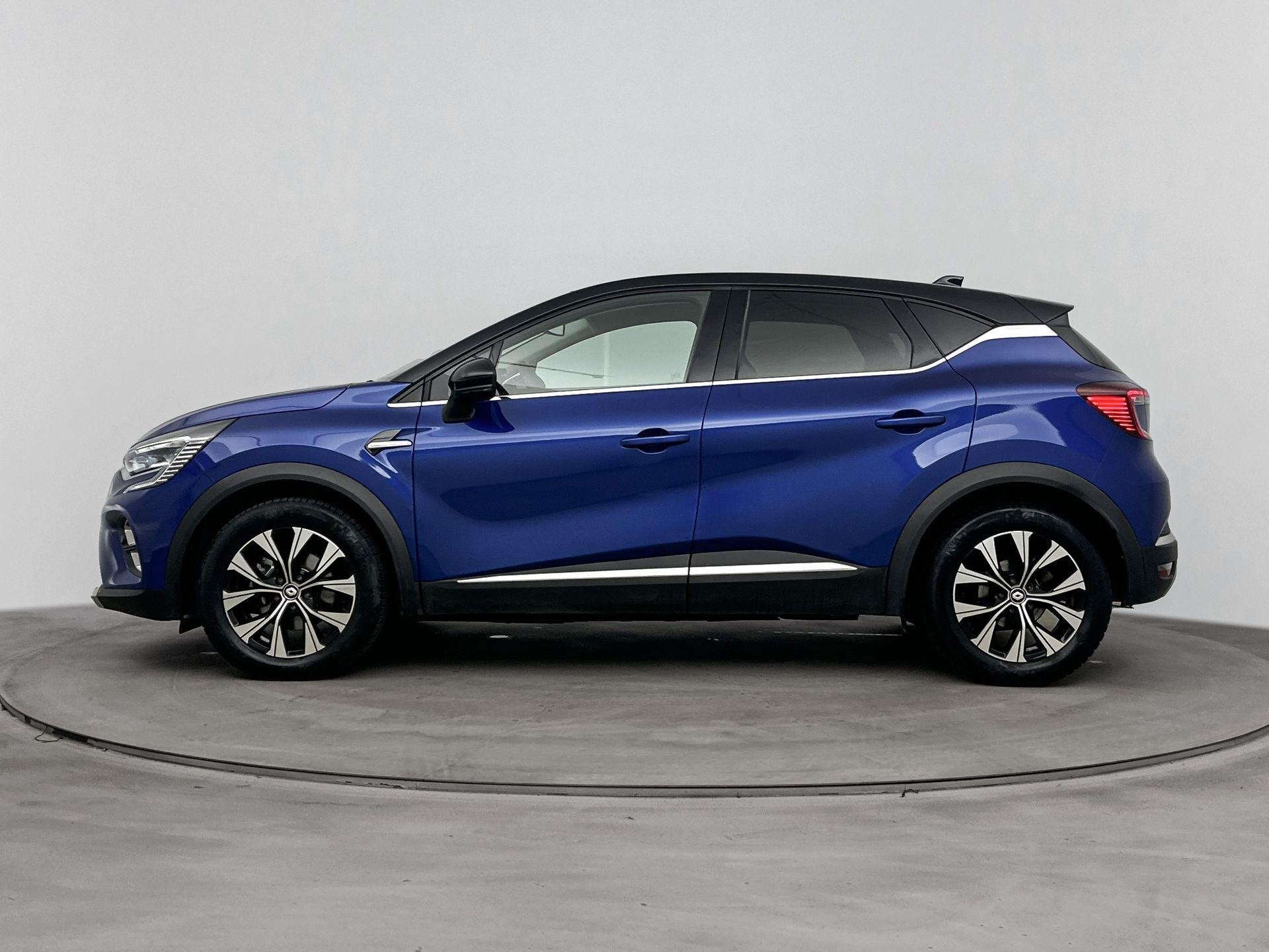 Renault Captur 1.6 E-Tech full hybrid 145 techno | Achteruit, Auto's, Dealer onderhouden, Gebruikt, 4 cilinders, 715 kg
