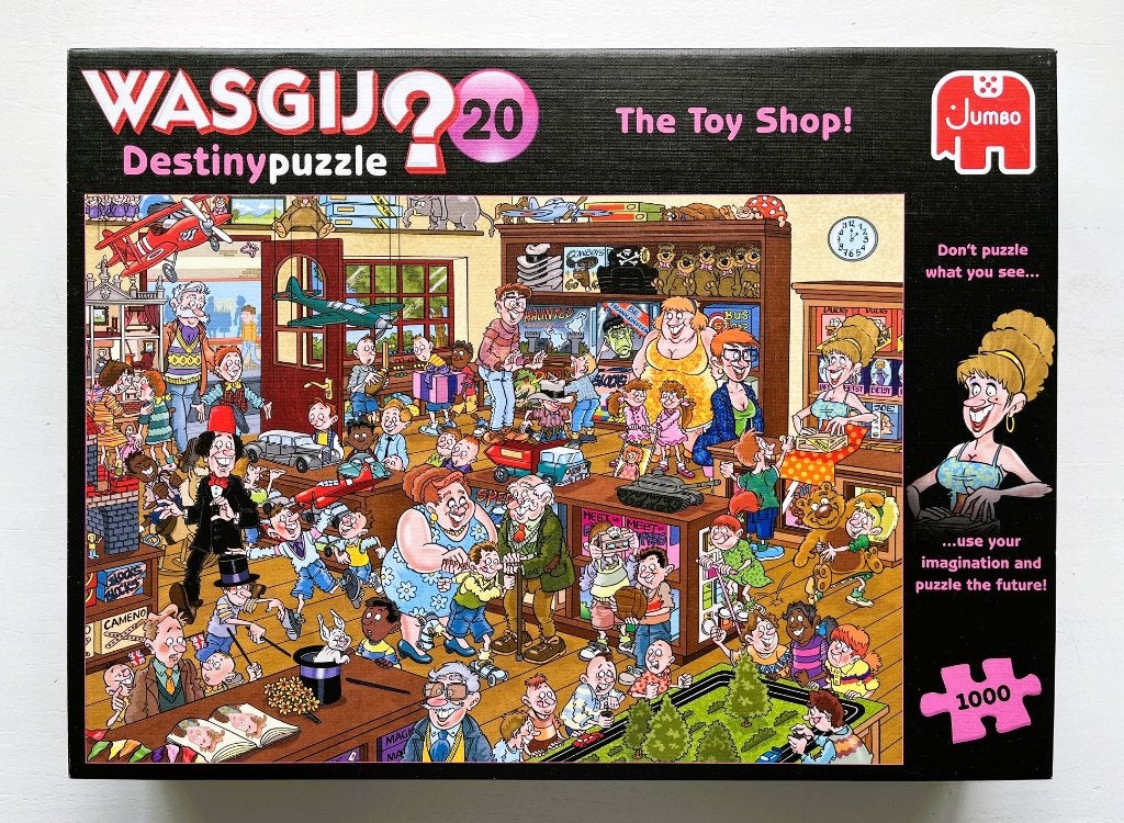 WasGij? 1000 - Destiny 20 - The Toy Shop, Ophalen of Verzenden, 500 t/m 1500 stukjes, Zo goed als nieuw, Legpuzzel