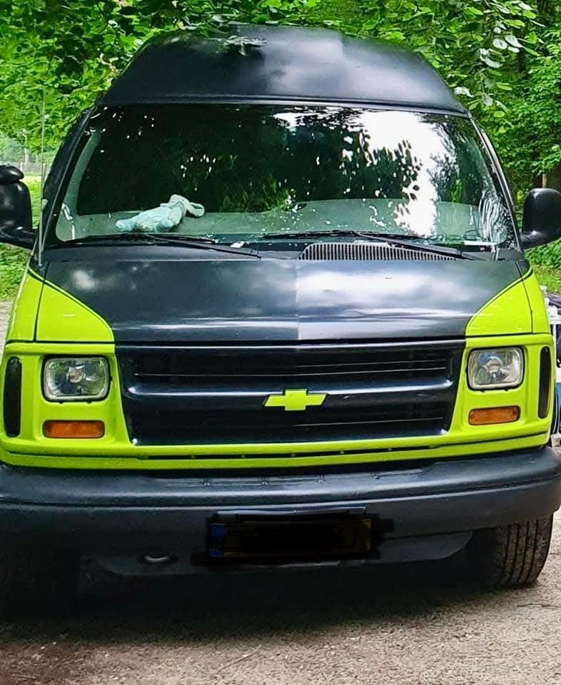 Camper Chevrolet 2000 Groen, Auto's, Chevrolet, Particulier, Origineel Nederlands, Groen, Ophalen