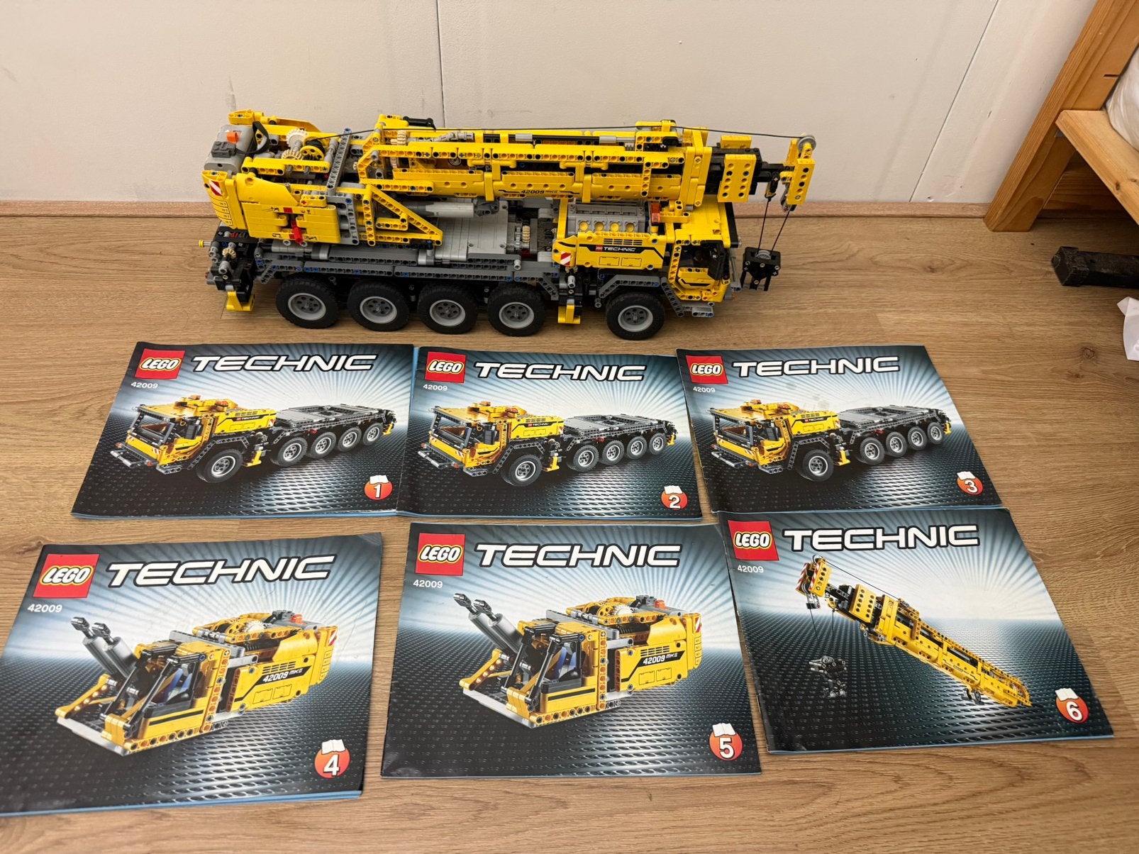 lego technic 42009 mobile crane mk ii, Ophalen, Zo goed als nieuw