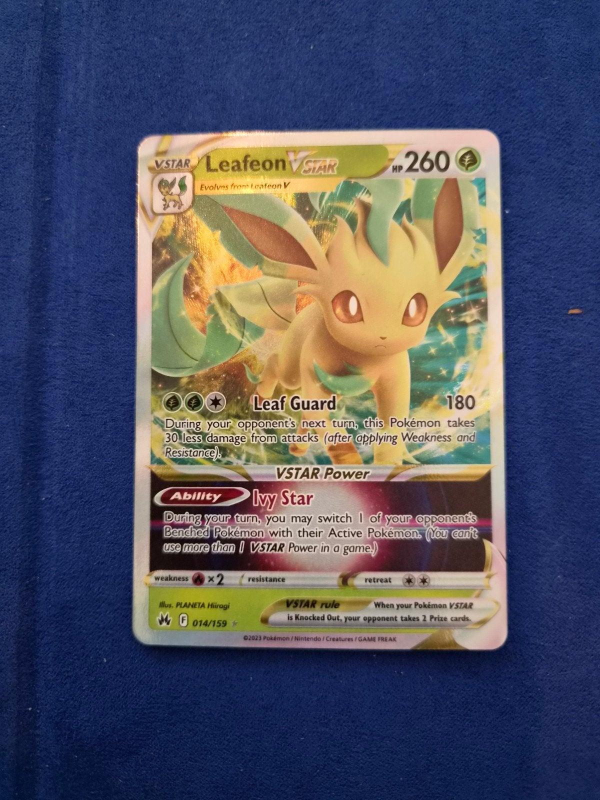 leafeon vstar 5,50, Ophalen of Verzenden, Zo goed als nieuw