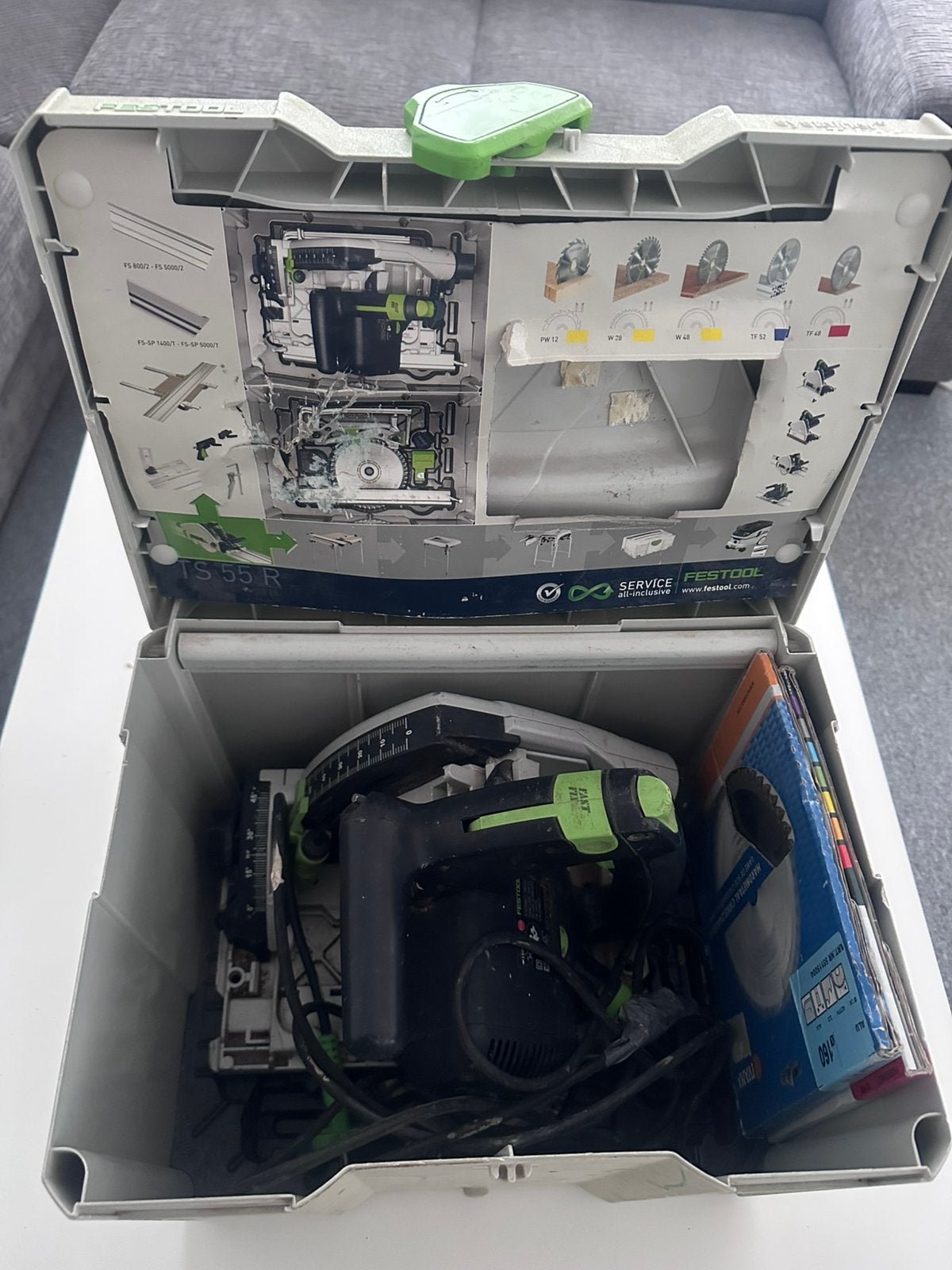 Festool TS55 REBQ-Plus Invalzaag, Invalzaag, Nieuw, Ophalen of Verzenden, 30 tot 70 mm