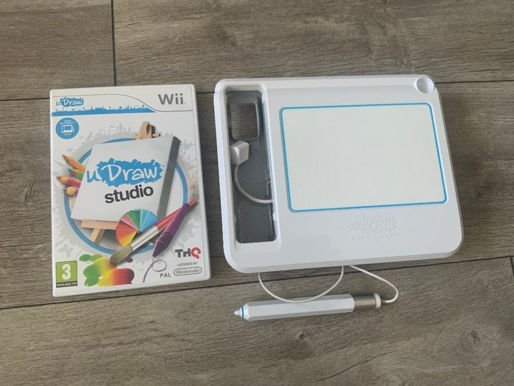 Udraw Studio voor de Wii U Draw teken Tablet + Spel U-Draw, Spelcomputers en Games, Games | Nintendo Wii, Puzzel en Educatief