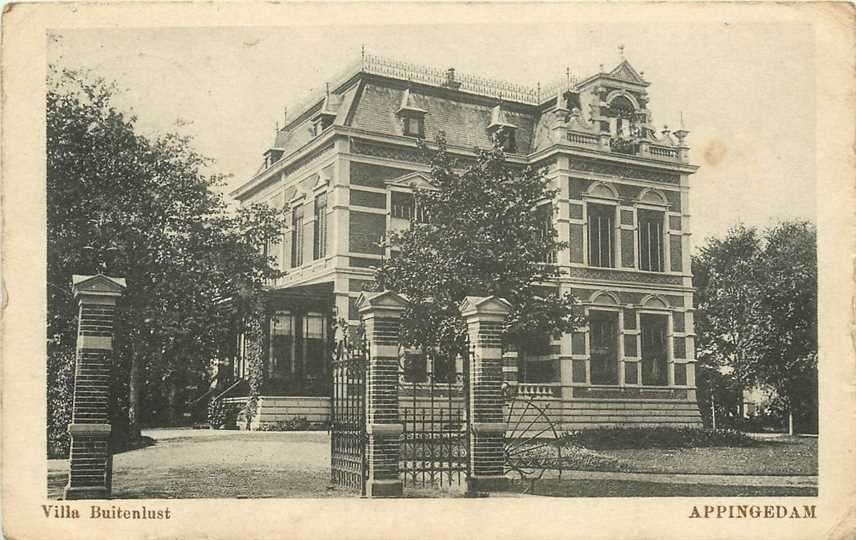 300-349-021 Appingedam Villa Buitenlust, Verzenden, Voor 1920, Groningen