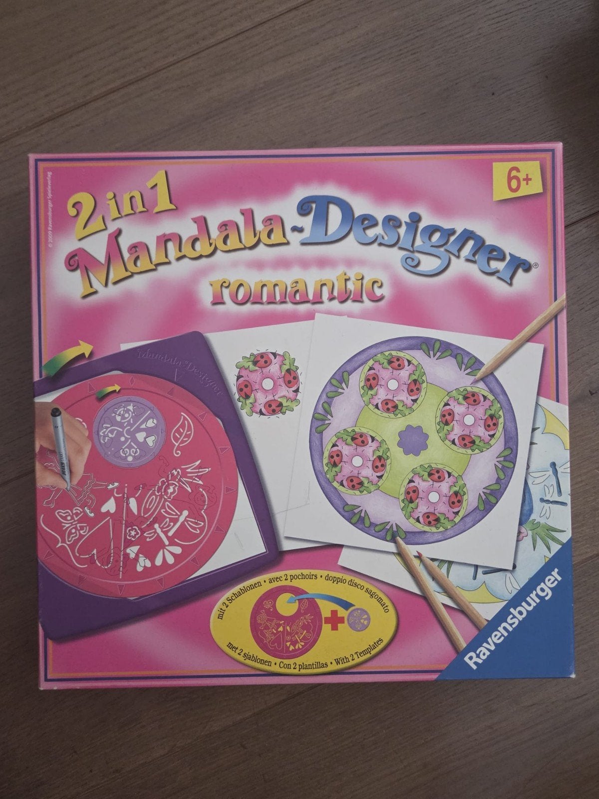 Ravensburger 2-in-1 Mandala Designer Romantic, Ophalen of Verzenden