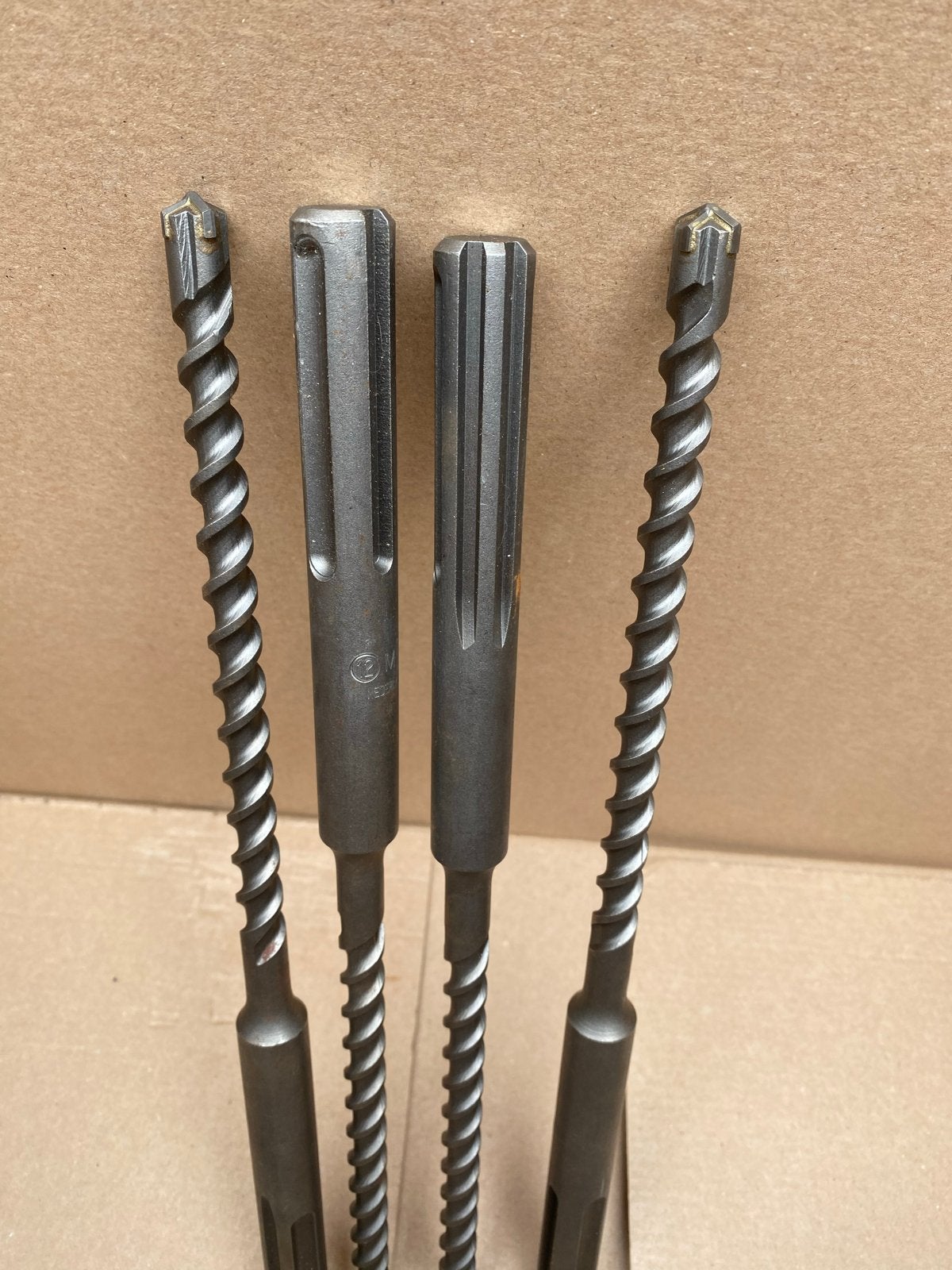 4x nieuwe SDS Max Hamerboren 12mm x 32cm met 4 snijvlakken, Doe-het-zelf en Verbouw, Gereedschap | Boormachines, Ophalen of Verzenden