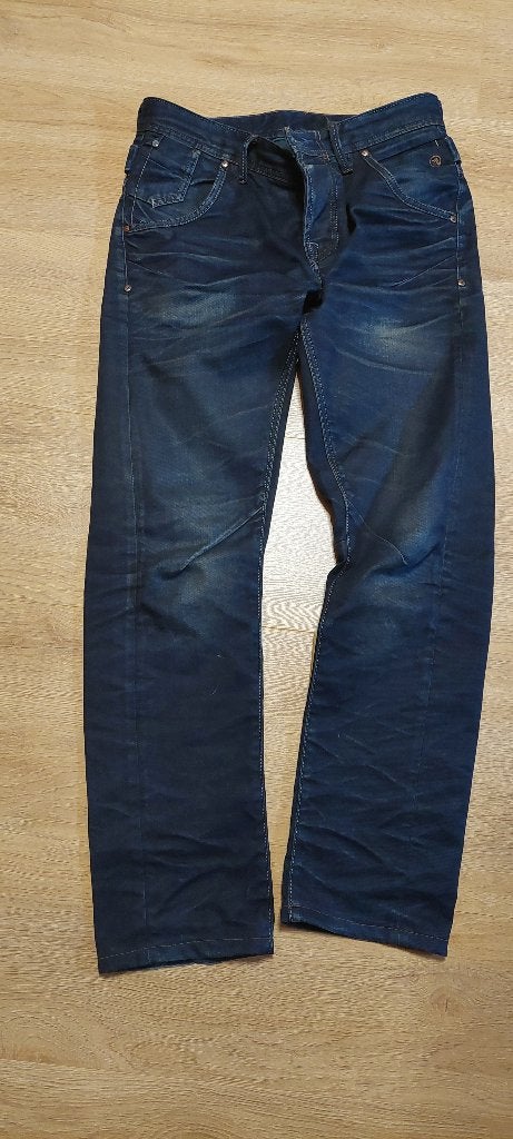 Cast Iron spijkerbroek, Blauw, Ophalen of Verzenden, Zo goed als nieuw, W33 - W34 (confectie 48/50)