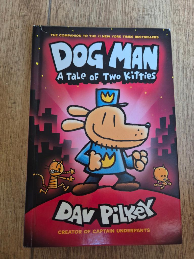 Dog Man: A Tale of Two Kitties - Dav Pilkey, Ophalen of Verzenden, Gelezen, Dav Pilkey, Fictie