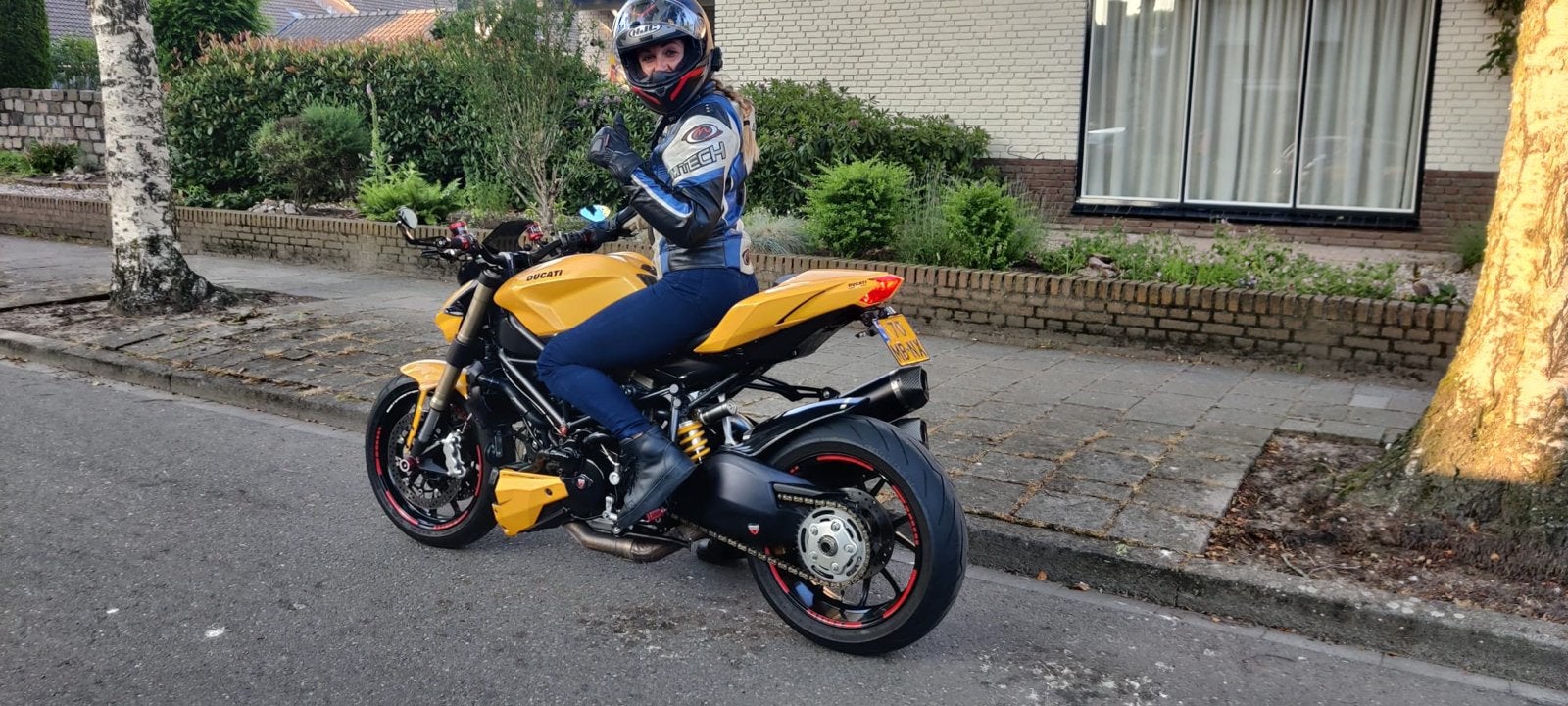 Motorkleding set dames m, Motoren, Ophalen