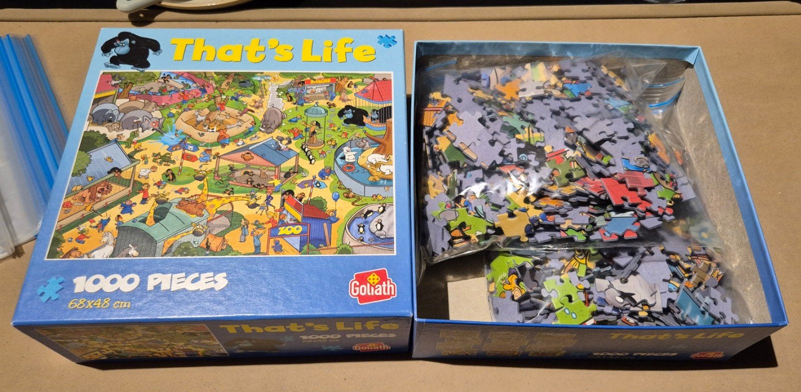 Goliath That's Life Legpuzzel 1000 stukjes, Ophalen of Verzenden, 500 t/m 1500 stukjes, Gebruikt, Legpuzzel