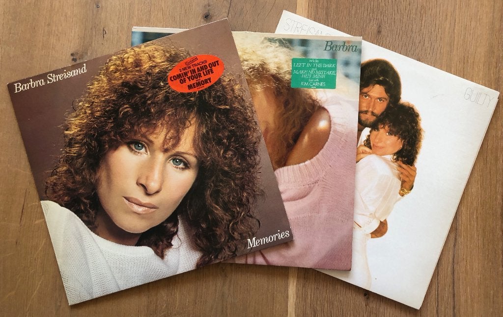 BARBARA STREISAND - Memories, Emotion & Guilty (3 LPs), Ophalen of Verzenden, Zo goed als nieuw, 12 inch