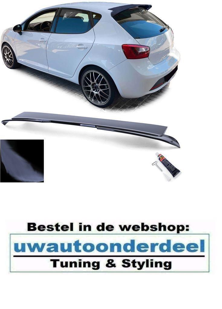 Dakspoiler Spoiler glans Zwart Voor Seat Ibiza 6J 6P 5Drs, Verzenden, Automotive Parts, A.parts@hotmail.nl, Trasmolenlaan 12 3447 GZ Woerden