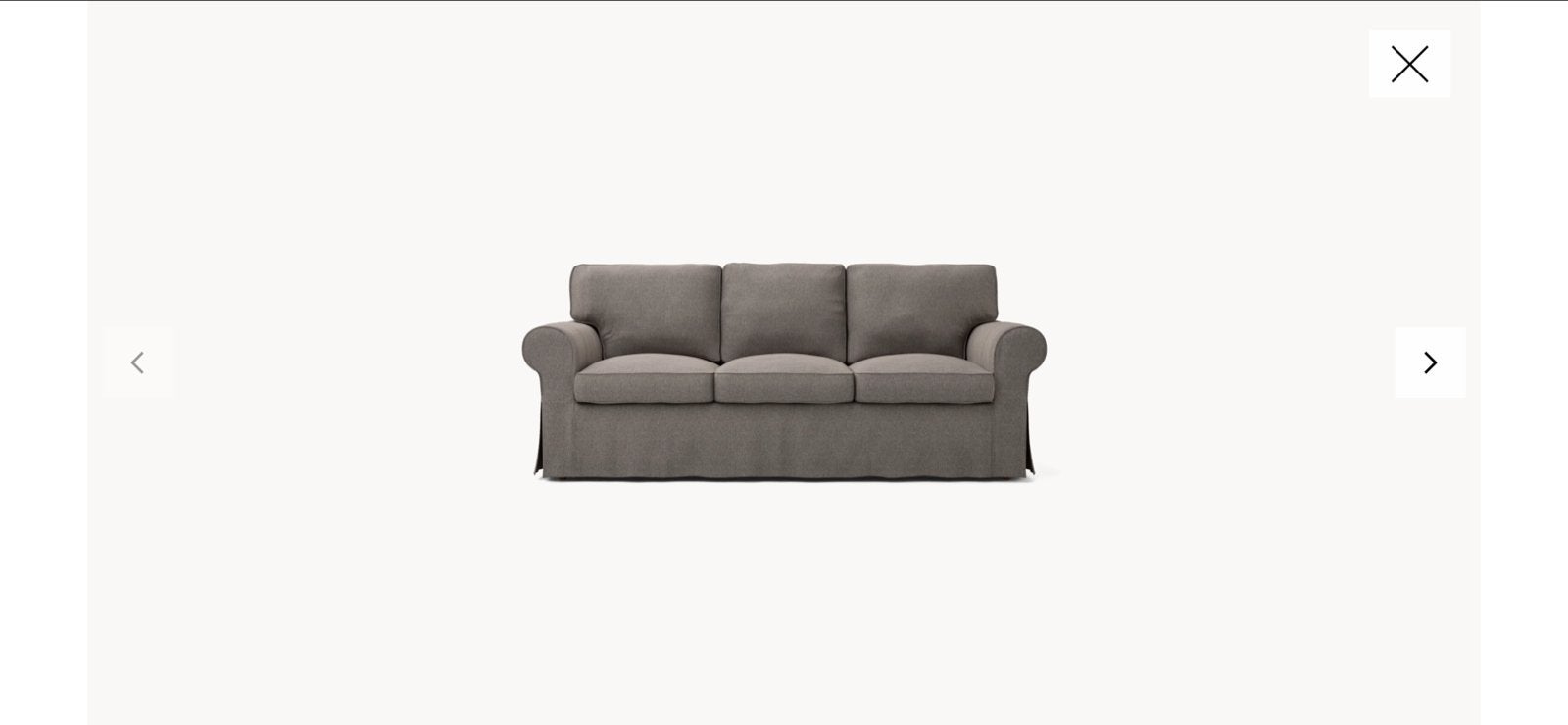 Gratis:IKEA Ektorp 3-zits bank, gebruikt, hoezen vervangbaar, Huis en Inrichting, Ophalen, Gebruikt, Driepersoons, 75 tot 100 cm