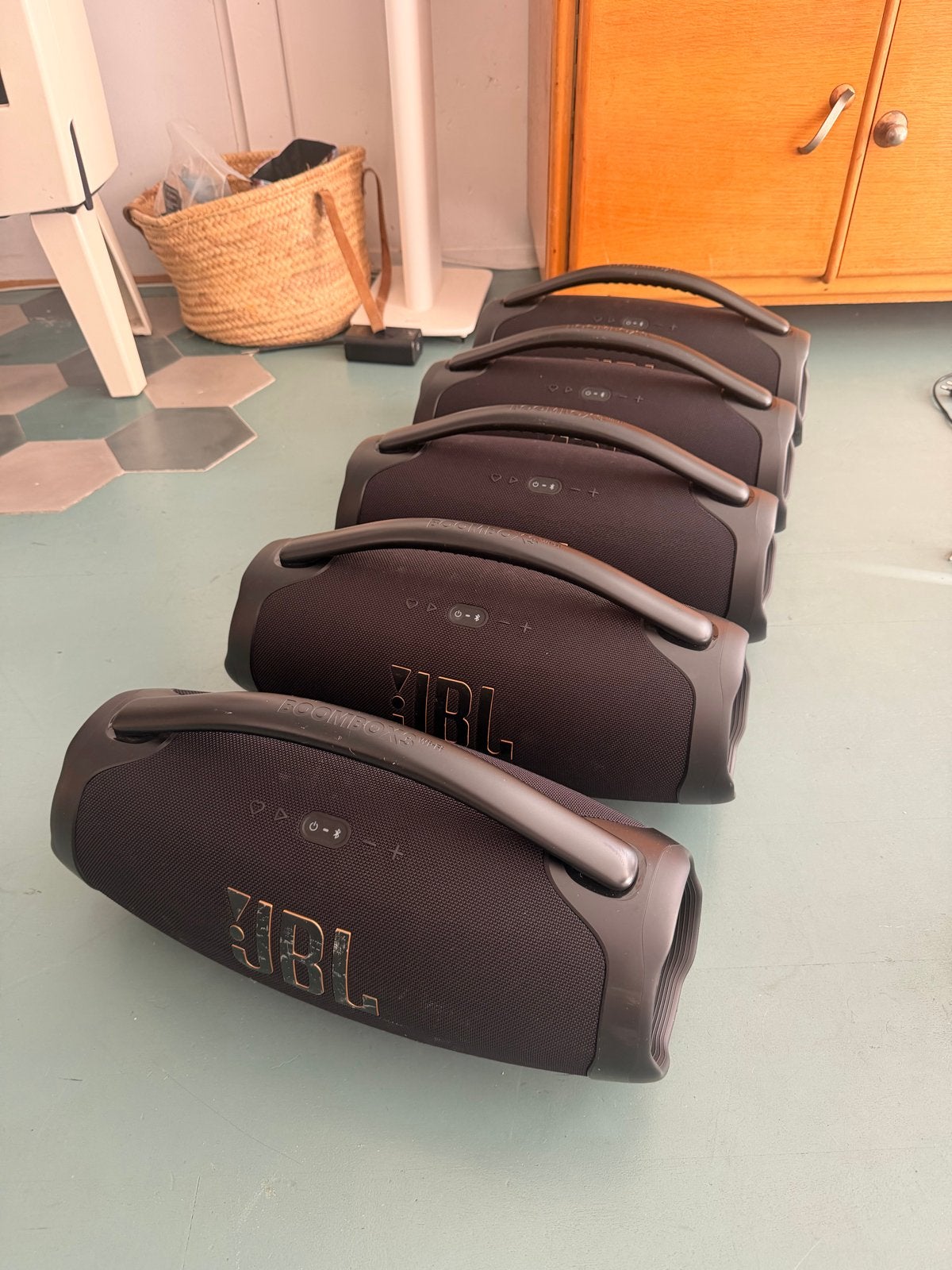 JBL Boombox 3 Draagbare Bluetooth Speaker - Zwart, 150 watt of meer, Gebruikt, JBL, Ophalen of Verzenden