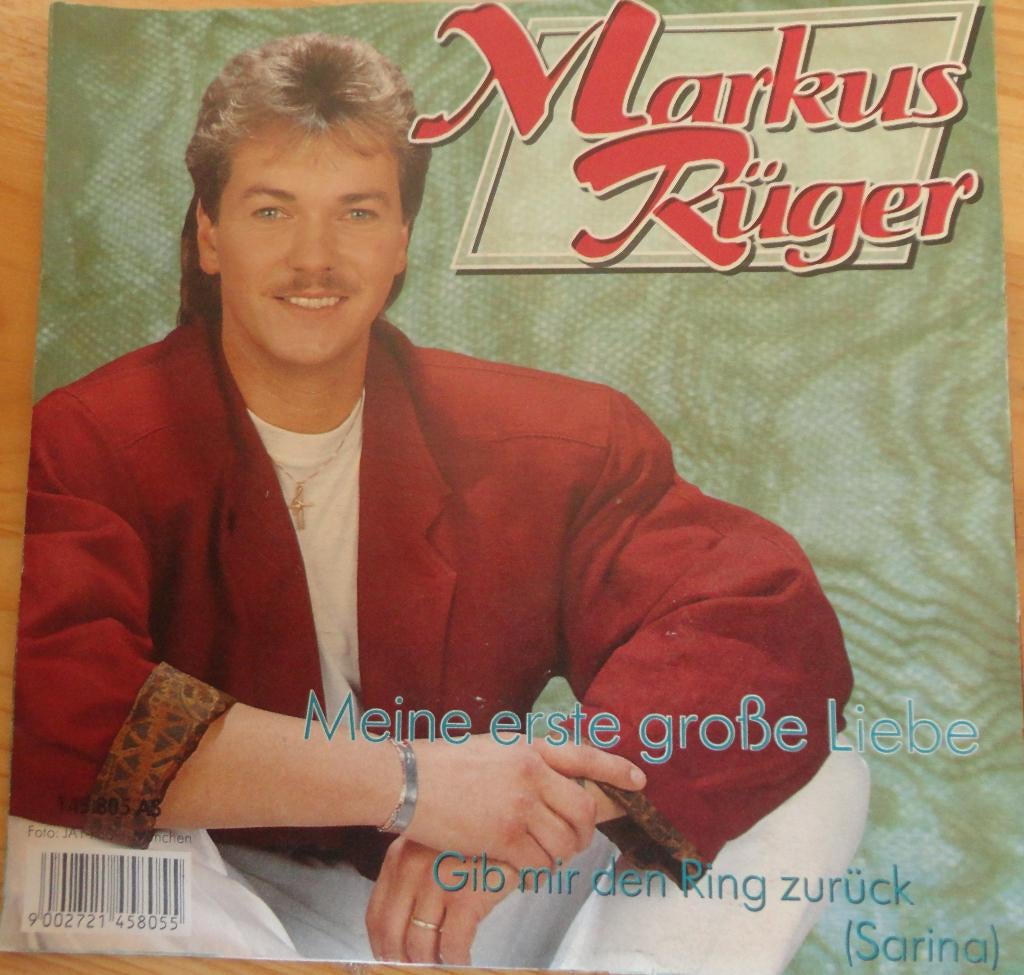Markus Ruger > Mein erste grosse liebe, Gebruikt, 7 inch, Single, Ophalen of Verzenden