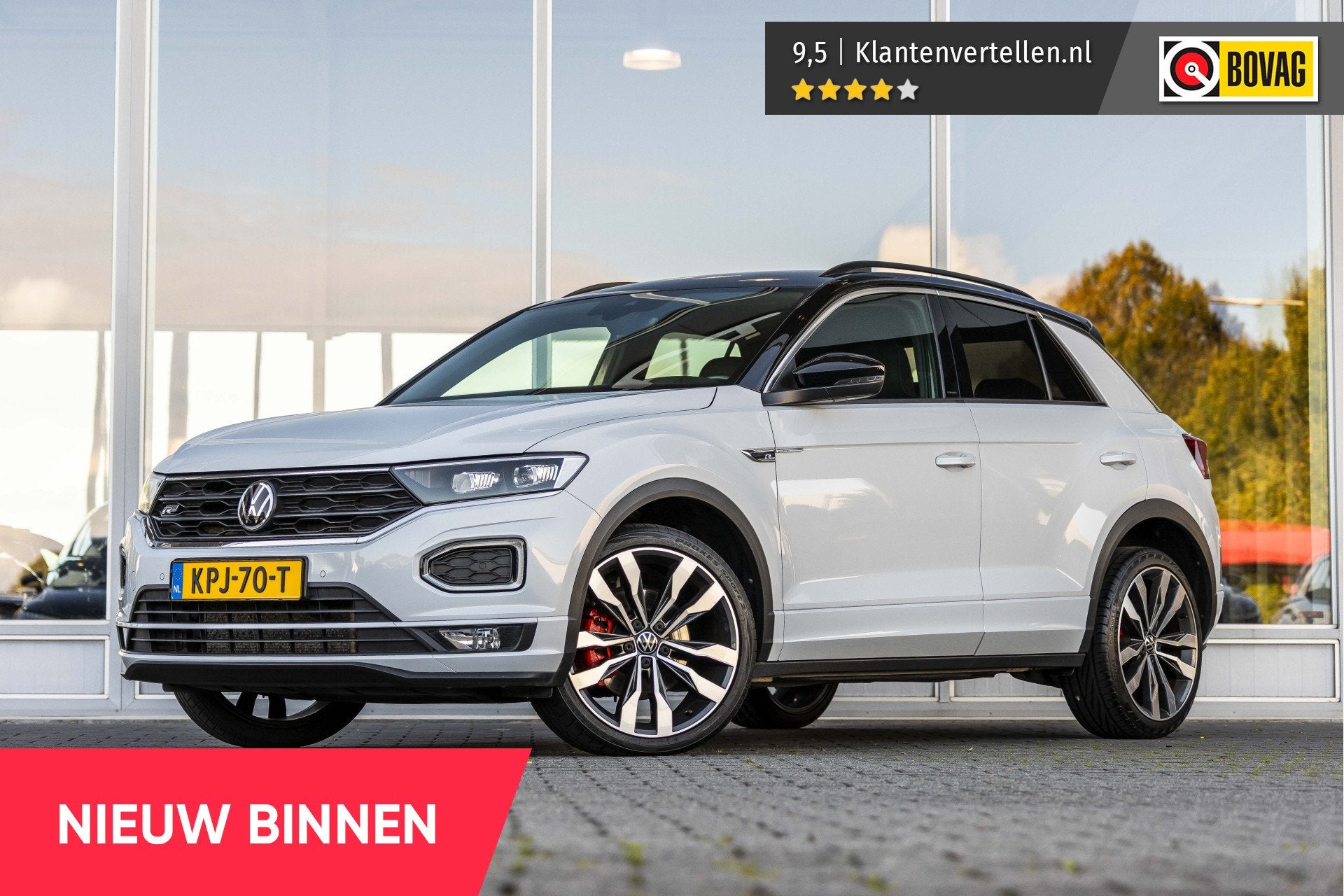 Volkswagen T-Roc 2.0 TSI 4Motion Sport Business R | Camera |, Auto's, 12 maanden, Gebruikt, Euro 6, Wit