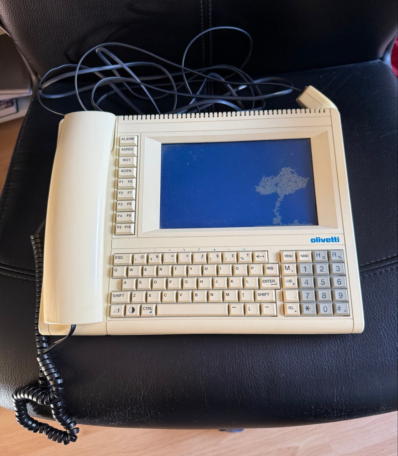 Vintage Olivetti M10 Draagbare Computer/Telefoon  (1993), Ophalen of Verzenden, Gebruikt