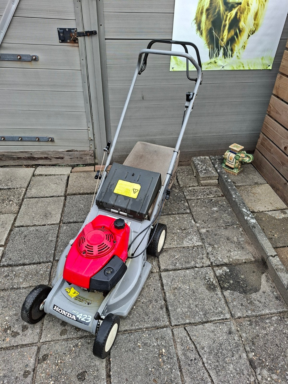 Honda hrb 423 grasmaaier met aandrijving, Tuin en Terras, Cirkelmaaier, Honda, Gebruikt, Ophalen of Verzenden
