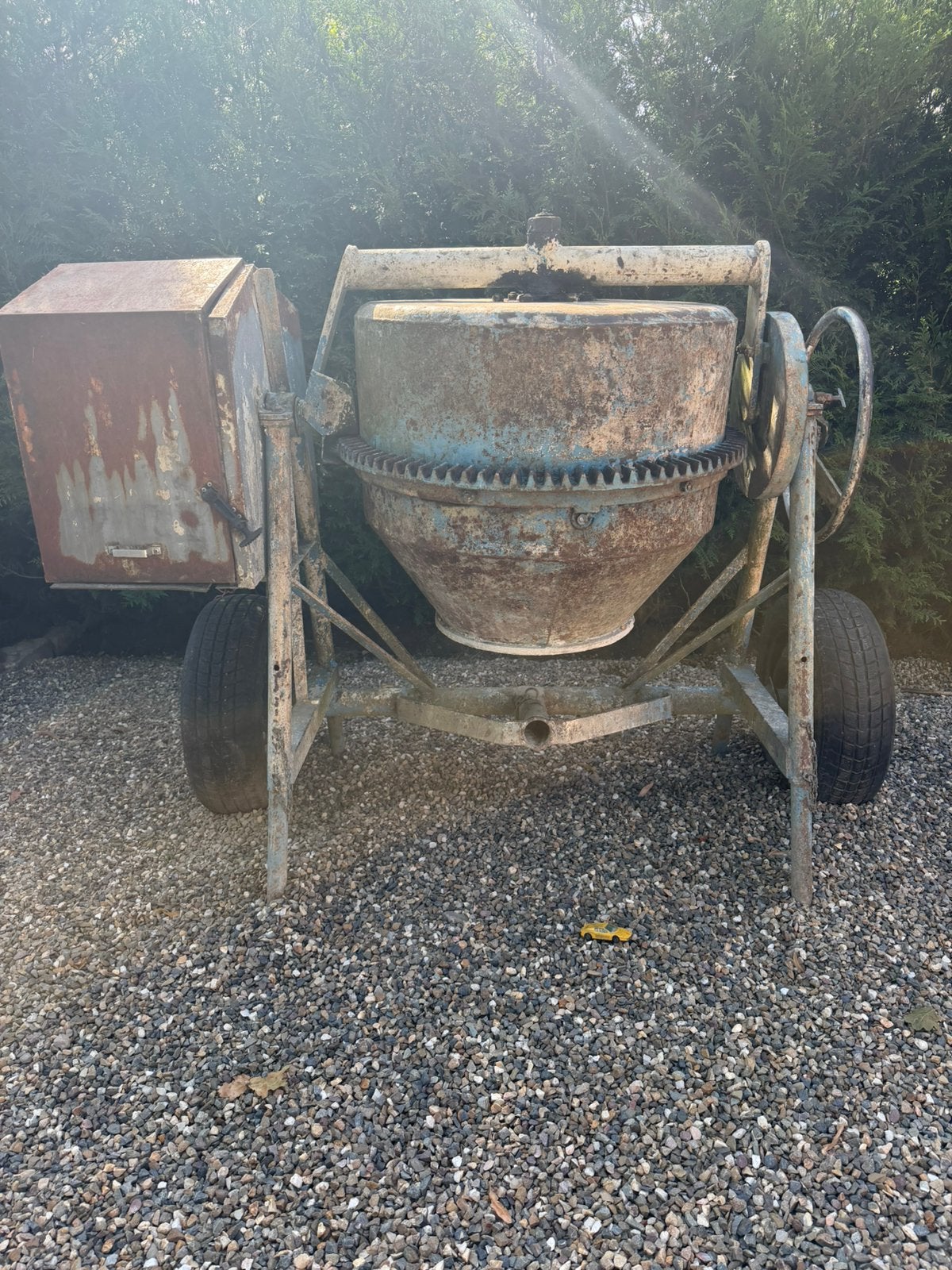Grote cement molen, 350liter, benzine., Ophalen, Gebruikt
