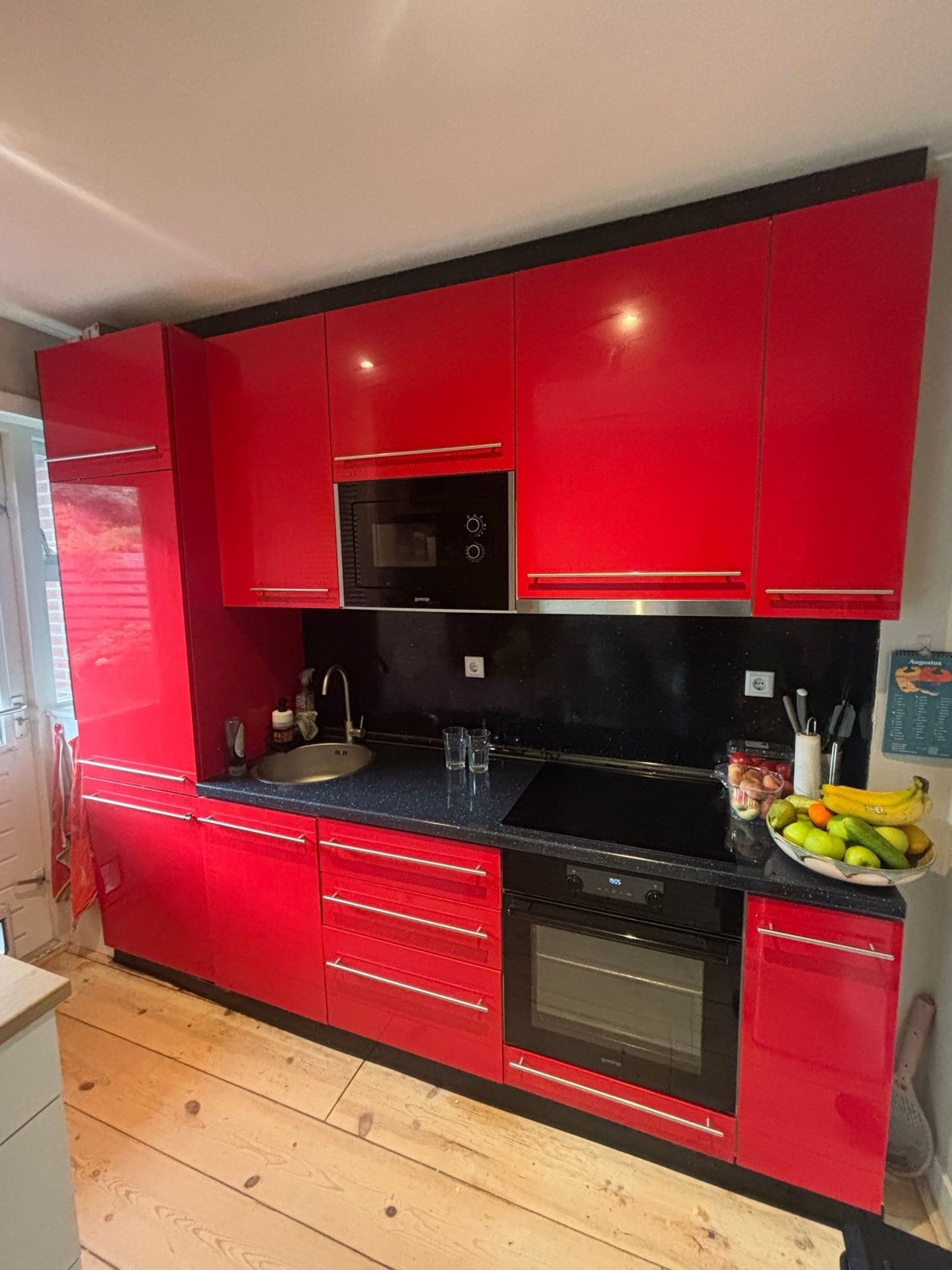 Keuken zonder apparatuur, met spoelbak en kraan (270cm), Ophalen, Gebruikt, Overige materialen, Enkelwandige keuken