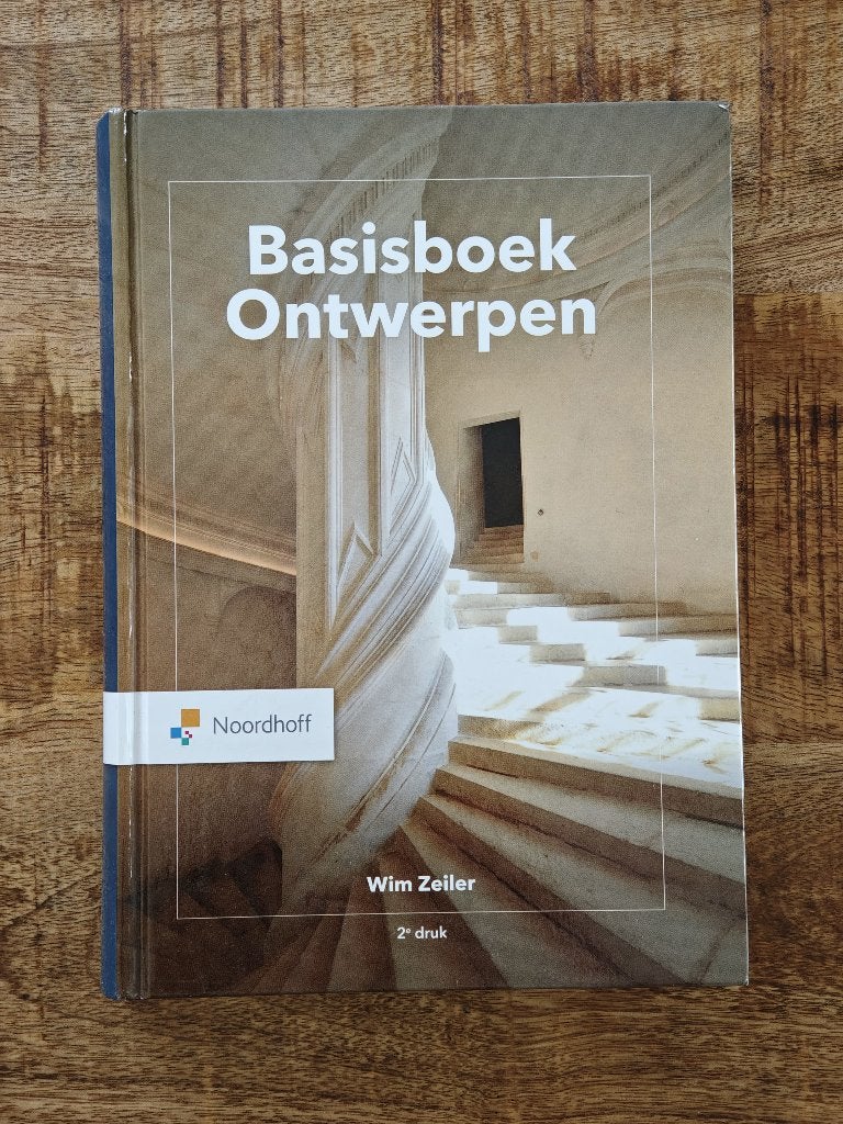 Basisboek ontwerpen studieboek, Ophalen of Verzenden, Beta, Zo goed als nieuw, HBO