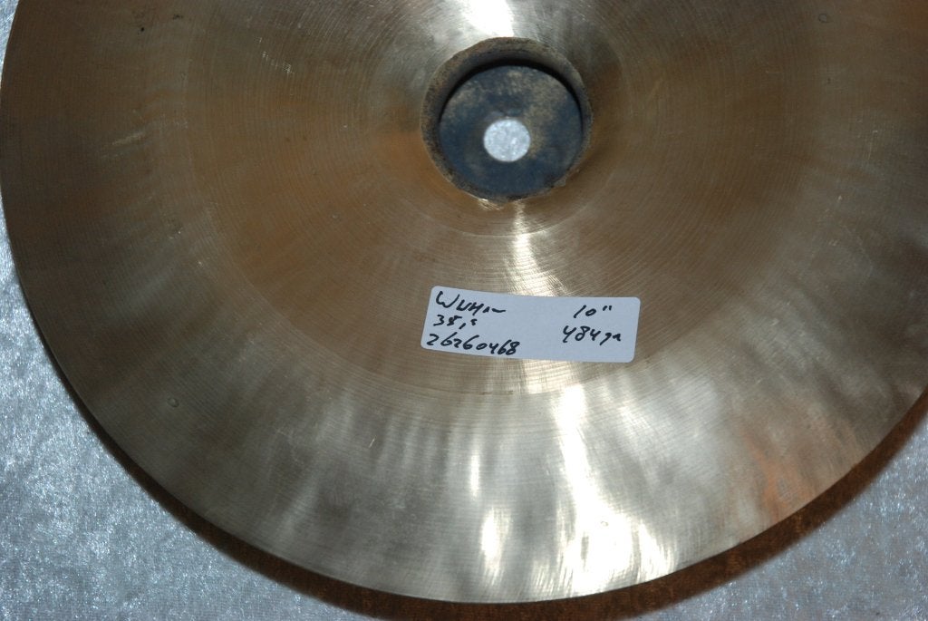 Wuhan China bekken 484gr 10 inch  <26260468>, Gebruikt, Wuhan, ., Drums of Percussie