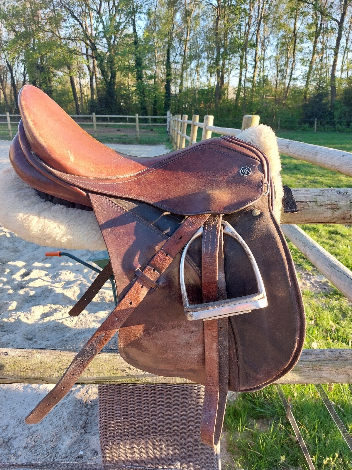 kieffer ponyzadel, Ophalen, Gebruikt, Dressuur