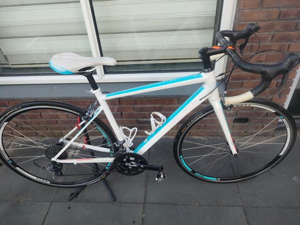 Cube Axial dames en heren racefiets, 28 inch, Velgrem, Aluminium, Zo goed als nieuw