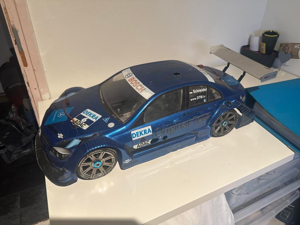 DeAgostini Kyosho Mercedes DTM RC Auto Nitro 1:10, Gebruikt, Ophalen of Verzenden, Schaal 1:10, Auto onroad