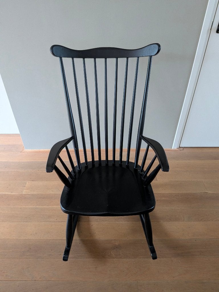 Vintage schommelstoel, Ophalen, Gebruikt, Eén, Hout