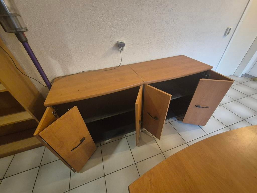 2 houten kastjes 80x48 cm, Ophalen, Klassiek, 50 tot 100 cm, 25 tot 50 cm