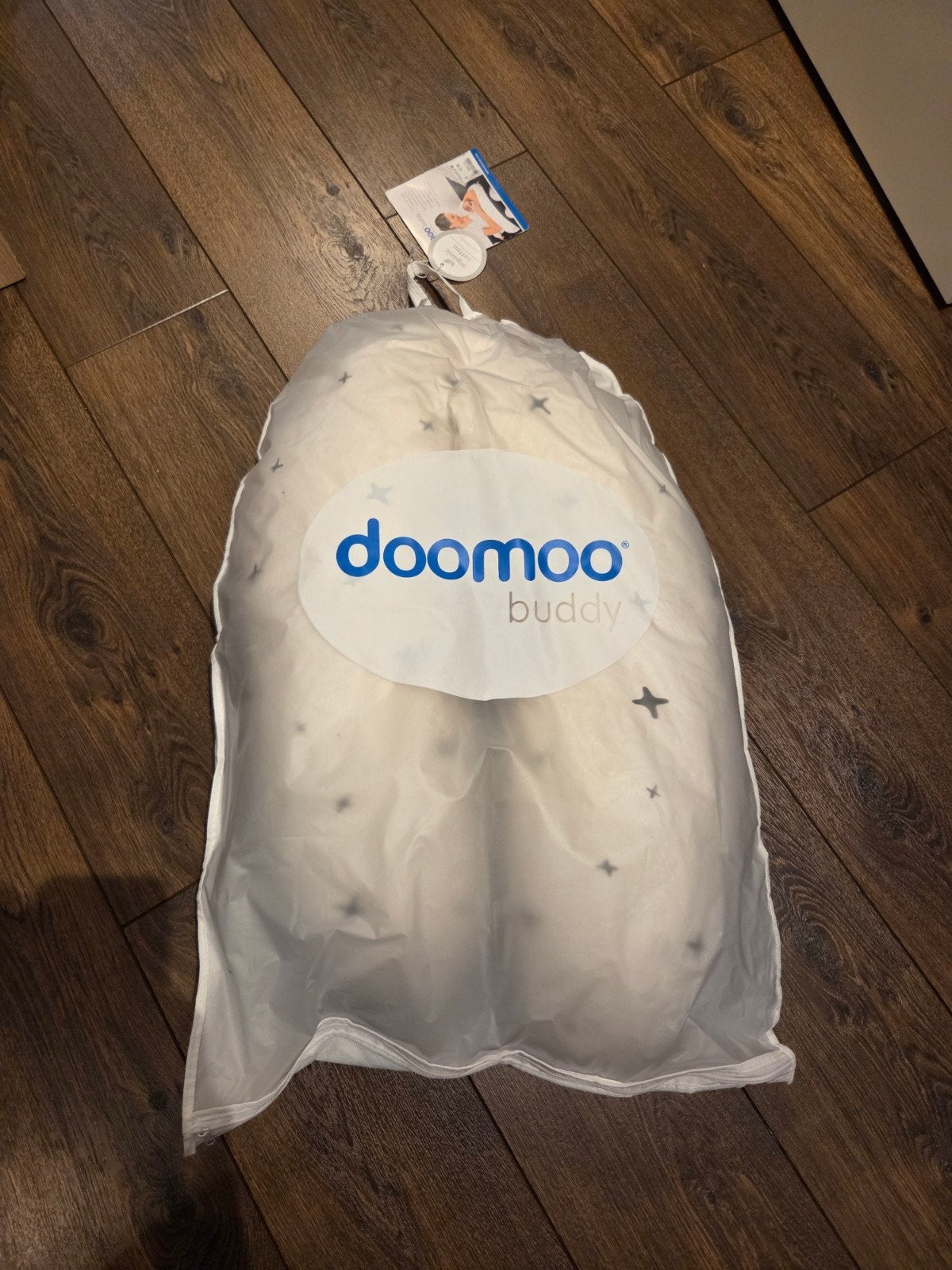 Doomoo Buddy voedingskussen - Grijs met sterren, Ophalen, Zo goed als nieuw