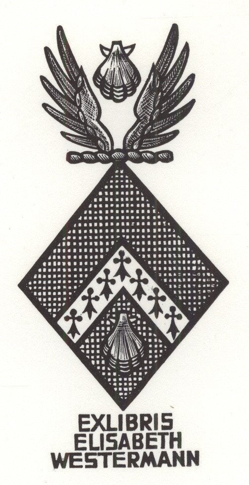 0544 Ex Libris Nederland : Jan Battermann, 1967, Verzenden, Ex libris