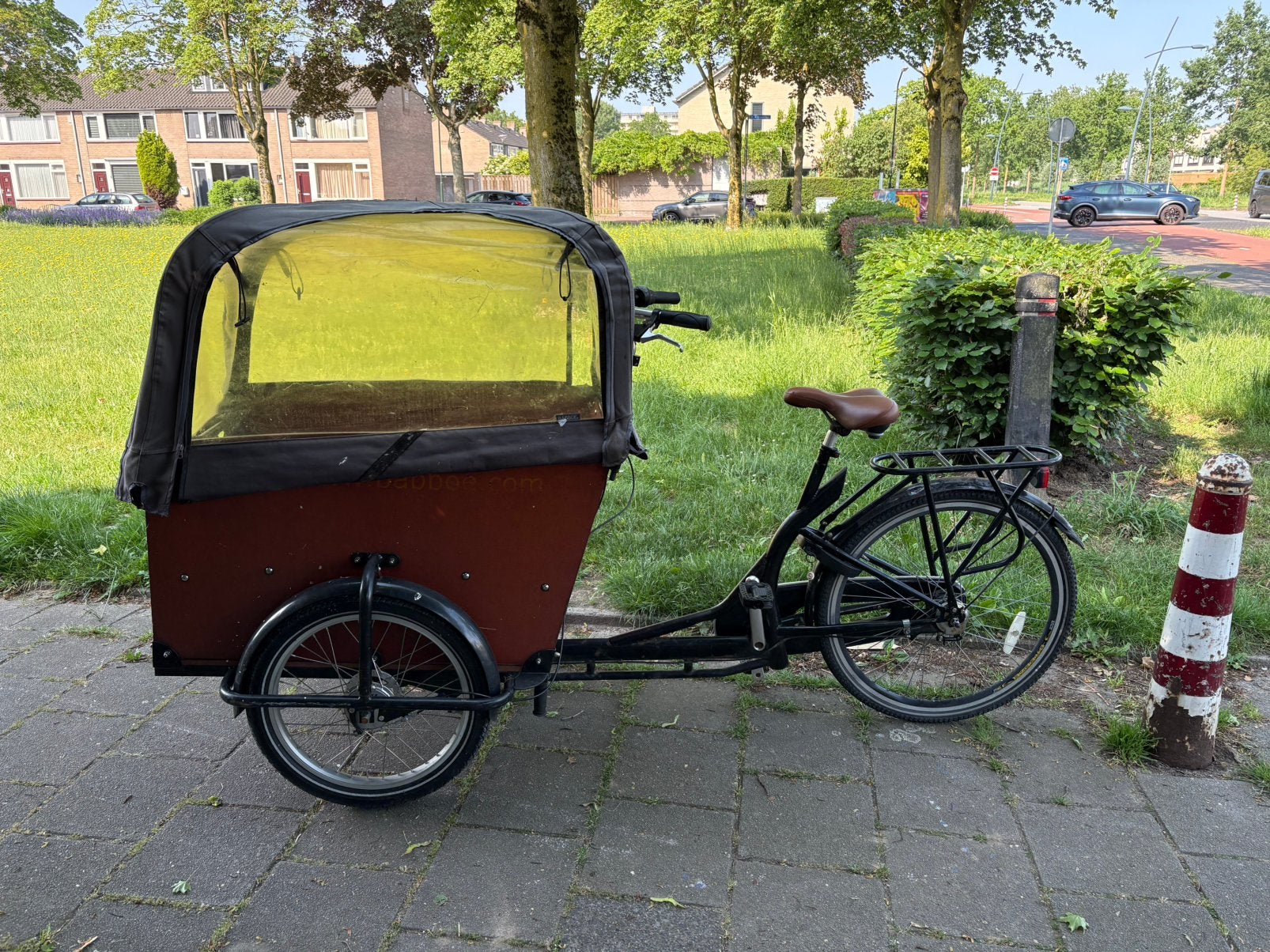 Babboe bakfiets, Ophalen of Verzenden, Zo goed als nieuw, 4 kinderen of meer