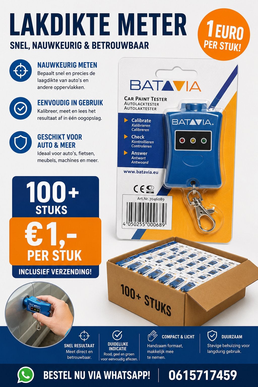 Partij auto laktesters Restpartij ecommerce bol, Ophalen of Verzenden, Nieuw, Overige onderwerpen