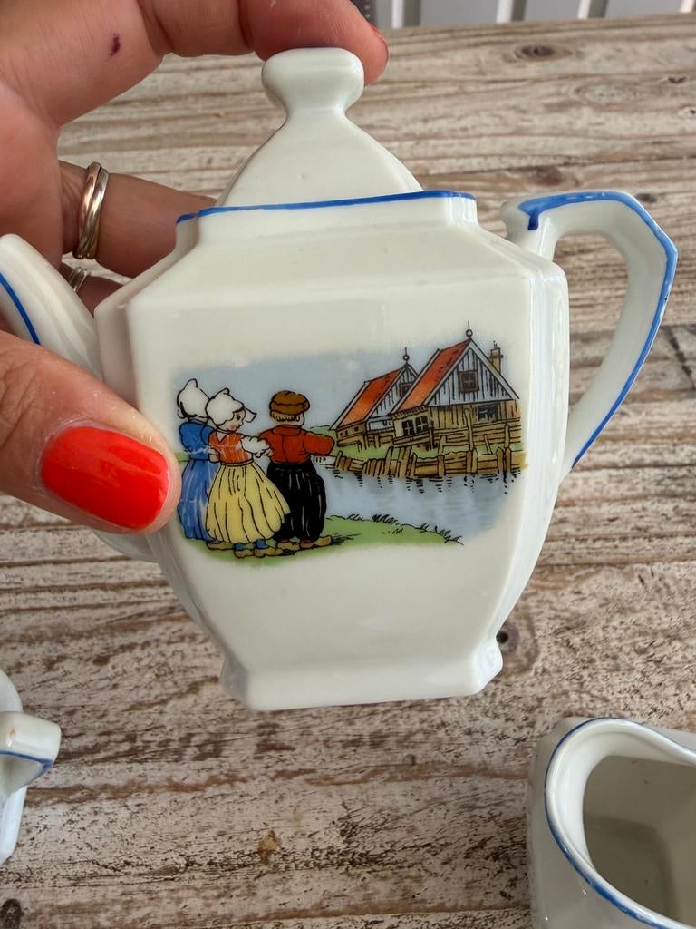 Antiek kinderserviesje, Antiek en Kunst, Antiek | Servies los, Ophalen of Verzenden