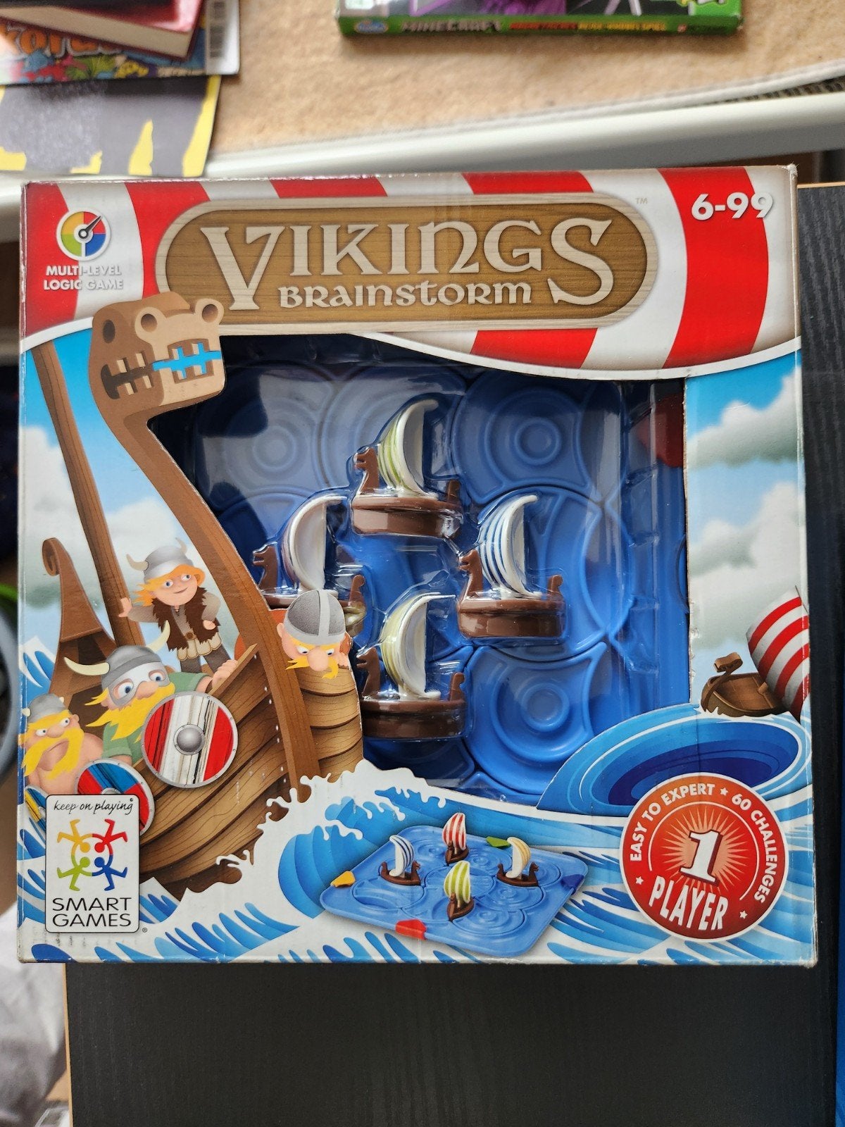 SmartGames Vikings Brainstorm Logica Spel 6-99 jaar, Hobby en Vrije tijd, Een of twee spelers, Ophalen of Verzenden, Gebruikt