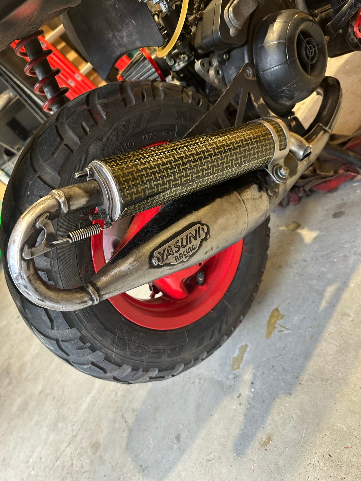Piaggio Typhoon 50cc met Yasuni R uitlaat - Project Scooter, Ophalen, Gebruikt