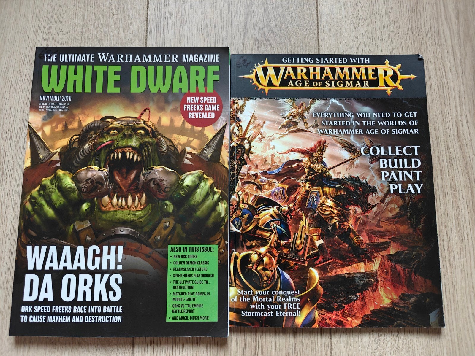 Warhammer tijdschriften twee stuks, Ophalen of Verzenden, Gebruikt, Warhammer 40000, Boek of Catalogus