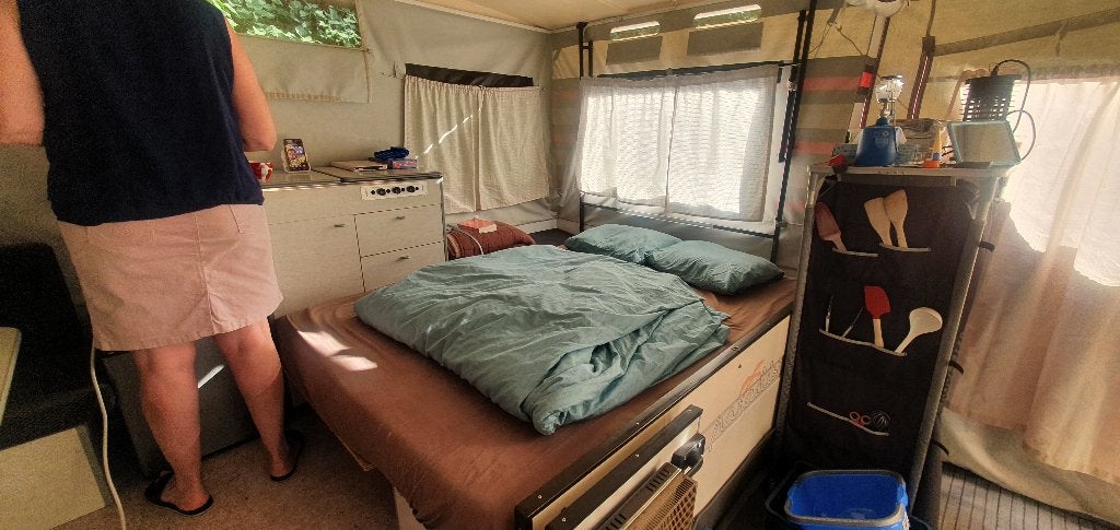 Paradiso vouwwagen, Caravans en Kamperen, Ophalen, Tot en met 2, Overige merken