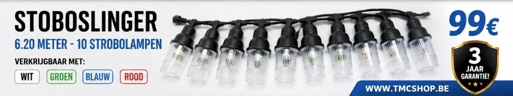 Nieuwe First Class Strobe Rope BLUE 6.20m, Muziek en Instrumenten, Ophalen of Verzenden, Nieuw, Licht, Geluidgestuurd