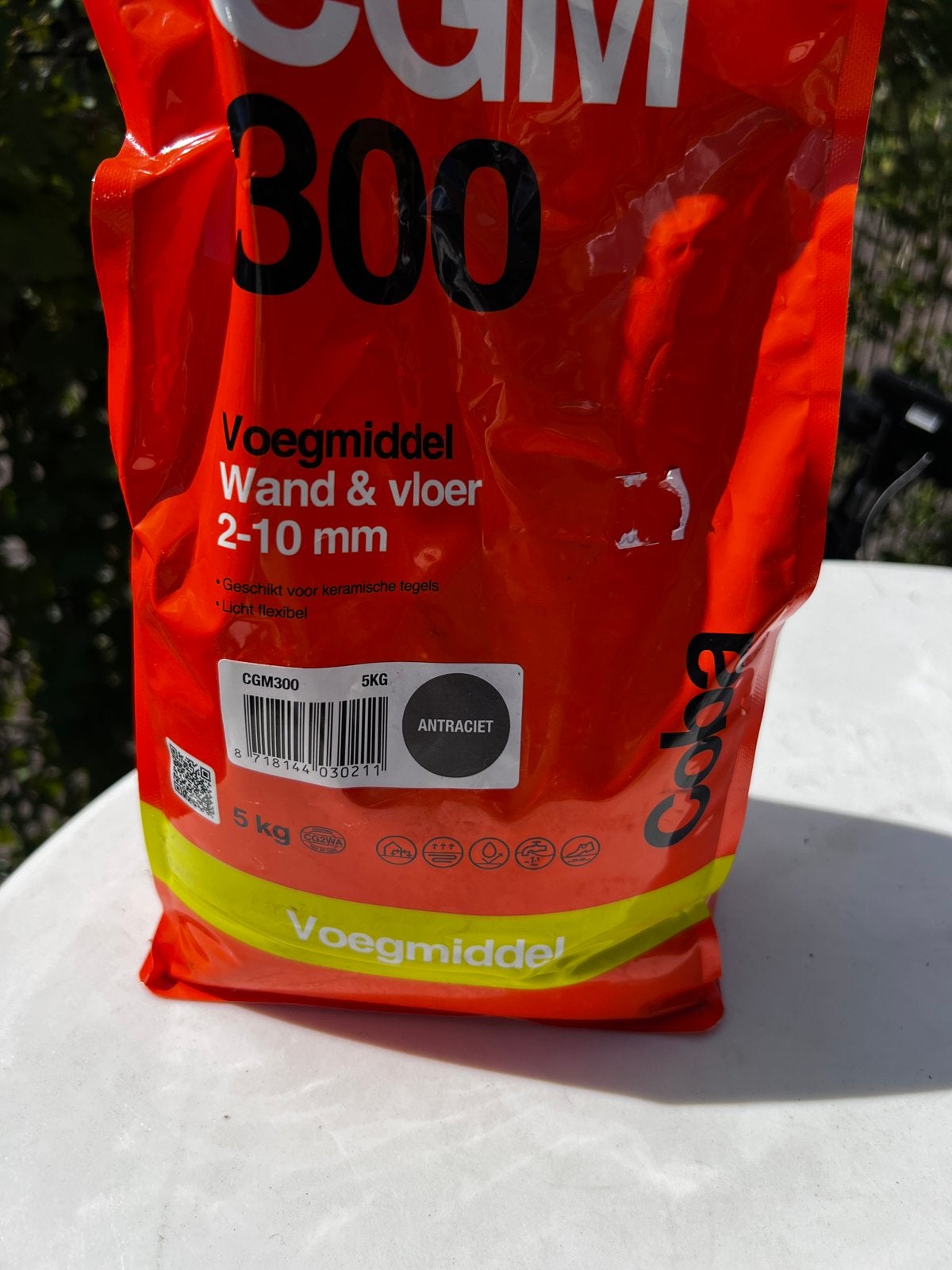 Tegelvoeg Antraciet - Coba CGM 300 (5kg), Ophalen, Nieuw, Minder dan 20 cm, 10 m² of meer