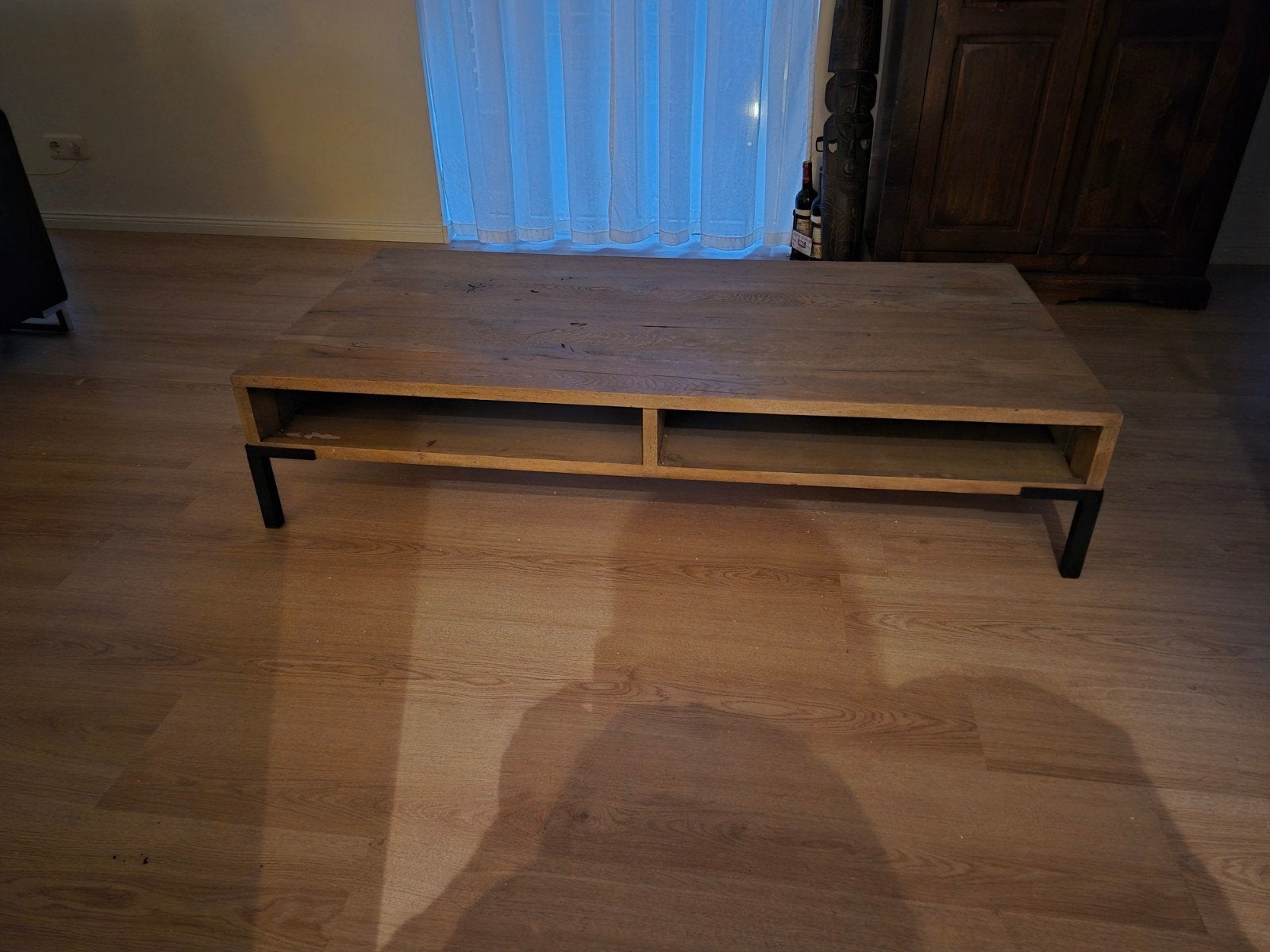 Mooie salontafel, 100 tot 150 cm, Zo goed als nieuw, Rechthoekig, 50 tot 100 cm