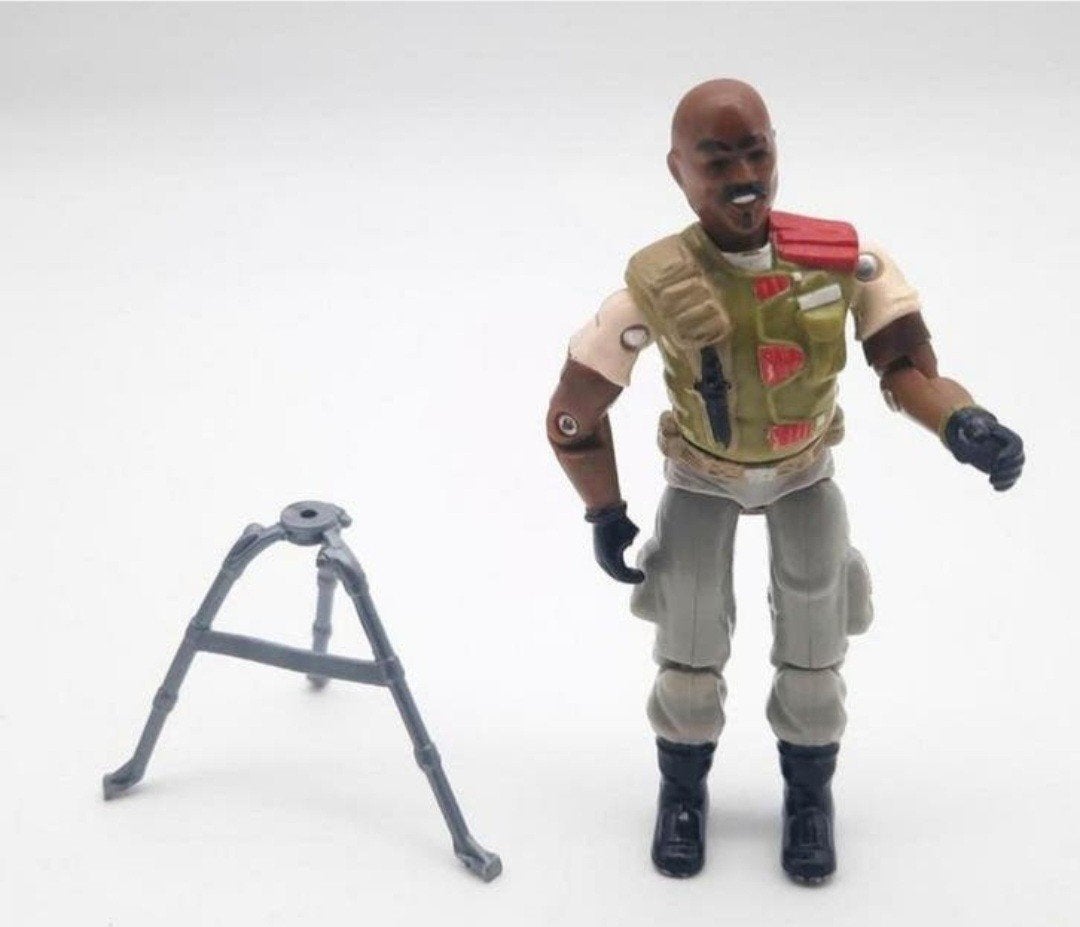 GI Joe Roadblock figuur uit 1986, Ophalen of Verzenden, Gebruikt