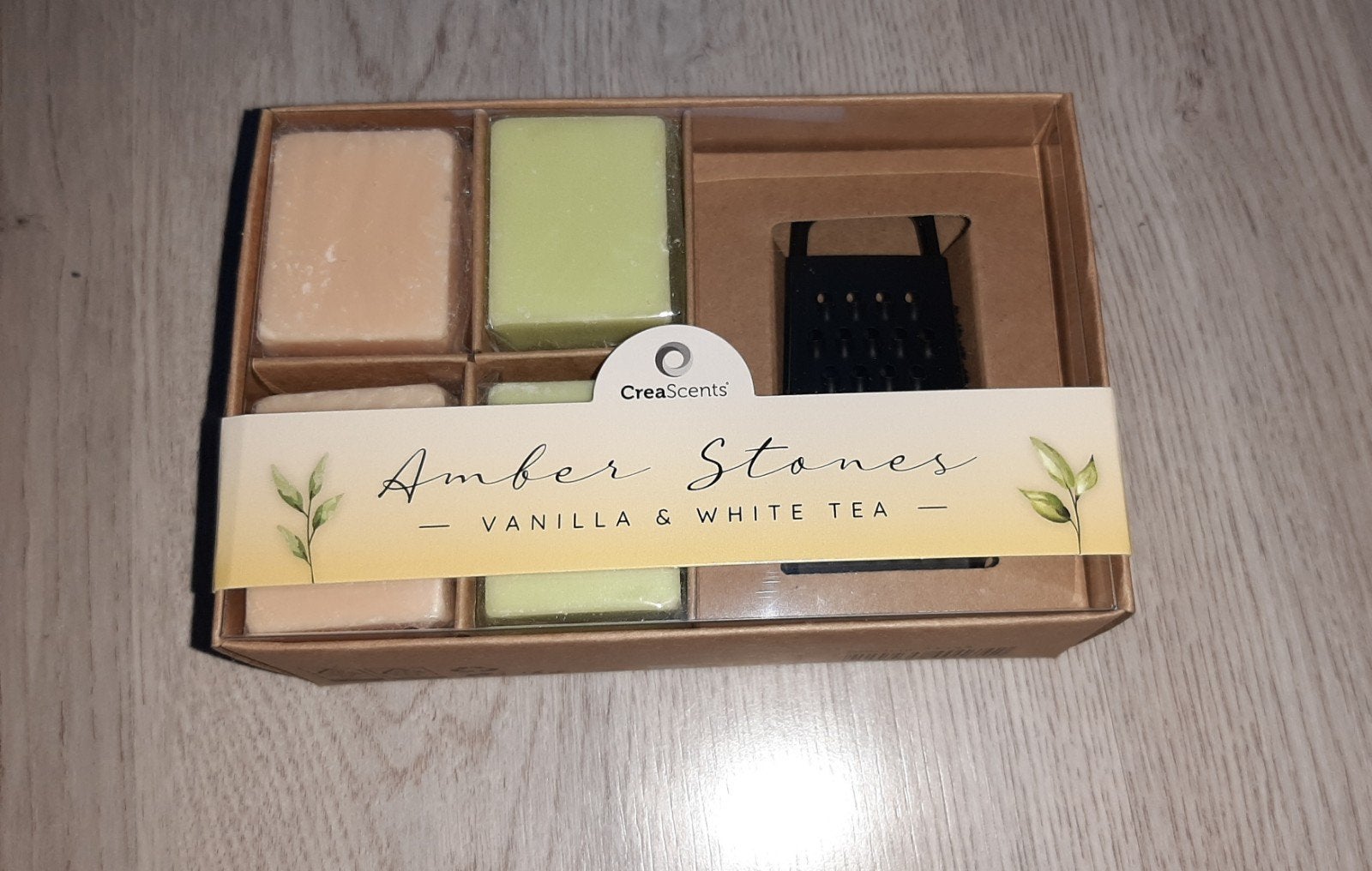 NIEUW CreaScents Amber Stones Vanille Witte Thee geur, Meerkleurig, Overige materialen, Nieuw, Ophalen of Verzenden